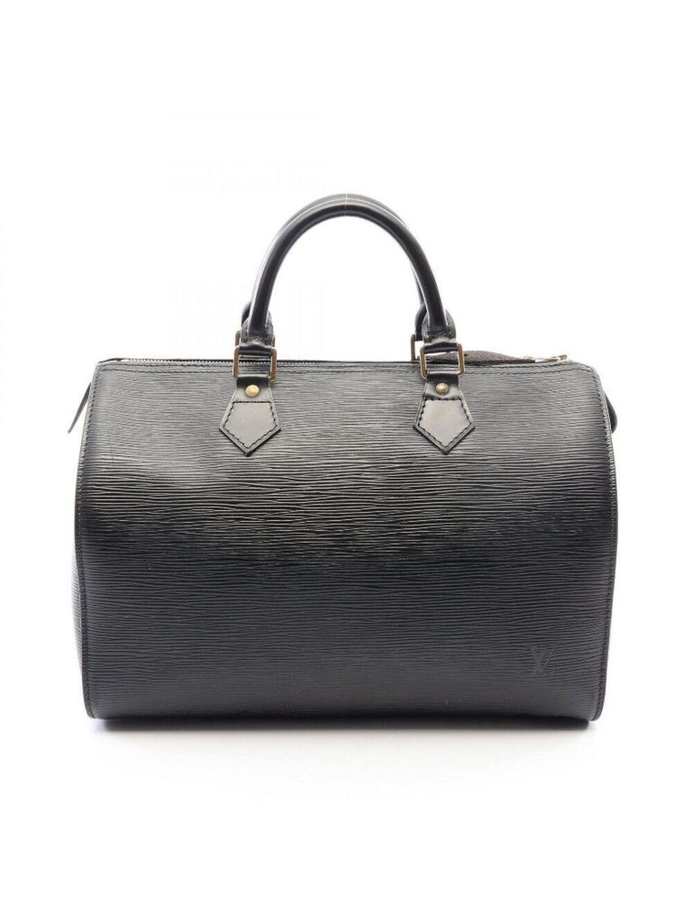 Louis Vuitton Handbag Speedy 30 Noir Leather